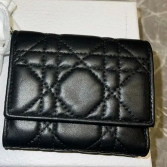 LADY DIOR LEATHER WALLET - Picture 5 of 10